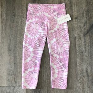 Danskin Tie Dye Swirl Capri /Lilac